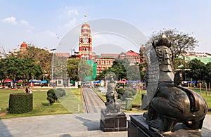 Maha Bandula Park in Yangon